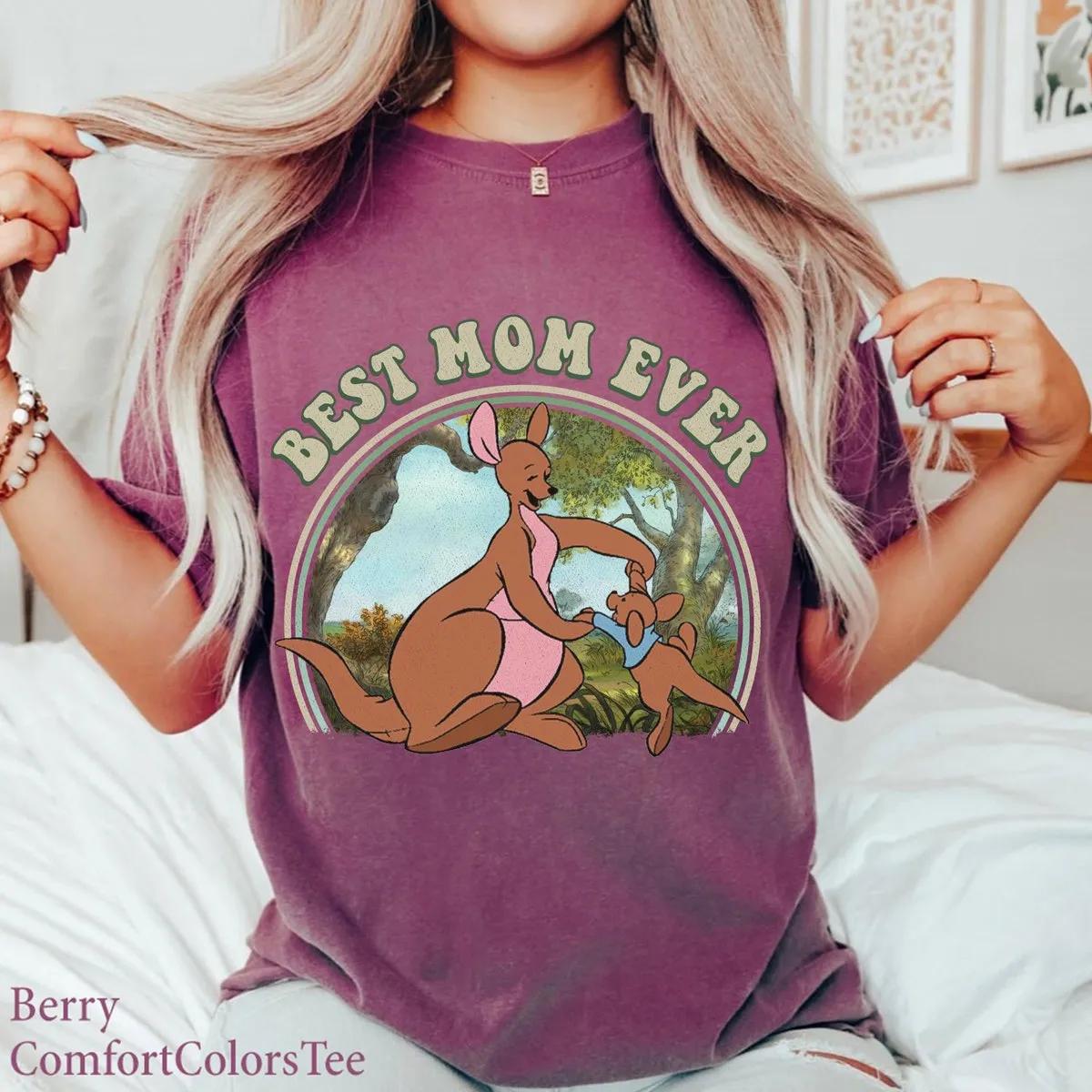 Kanga Best Mom Ever Shirt Winnie The Pooh Characters Shirt 3