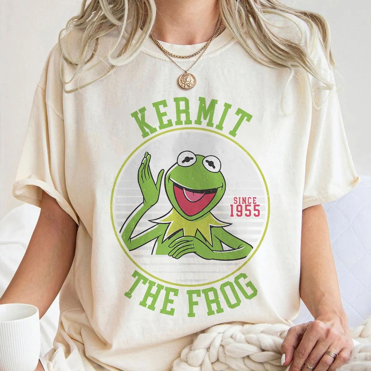 Kermit The Frog Since 1955 Collegiate Muppets Shirt 1