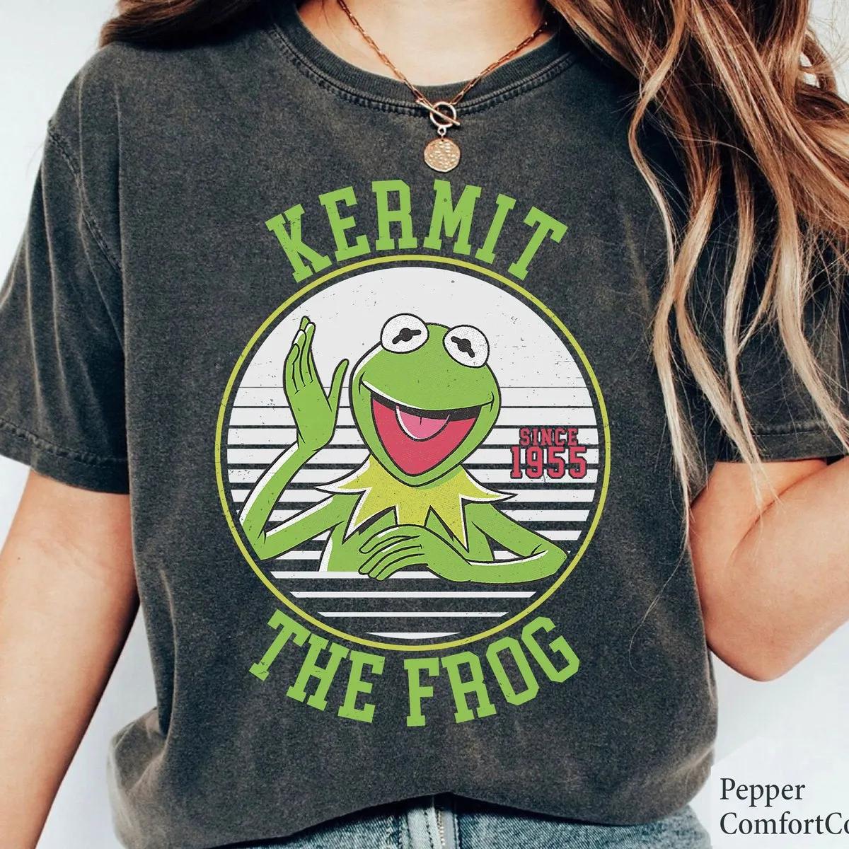 Kermit The Frog Since 1955 Collegiate Muppets Shirt 4