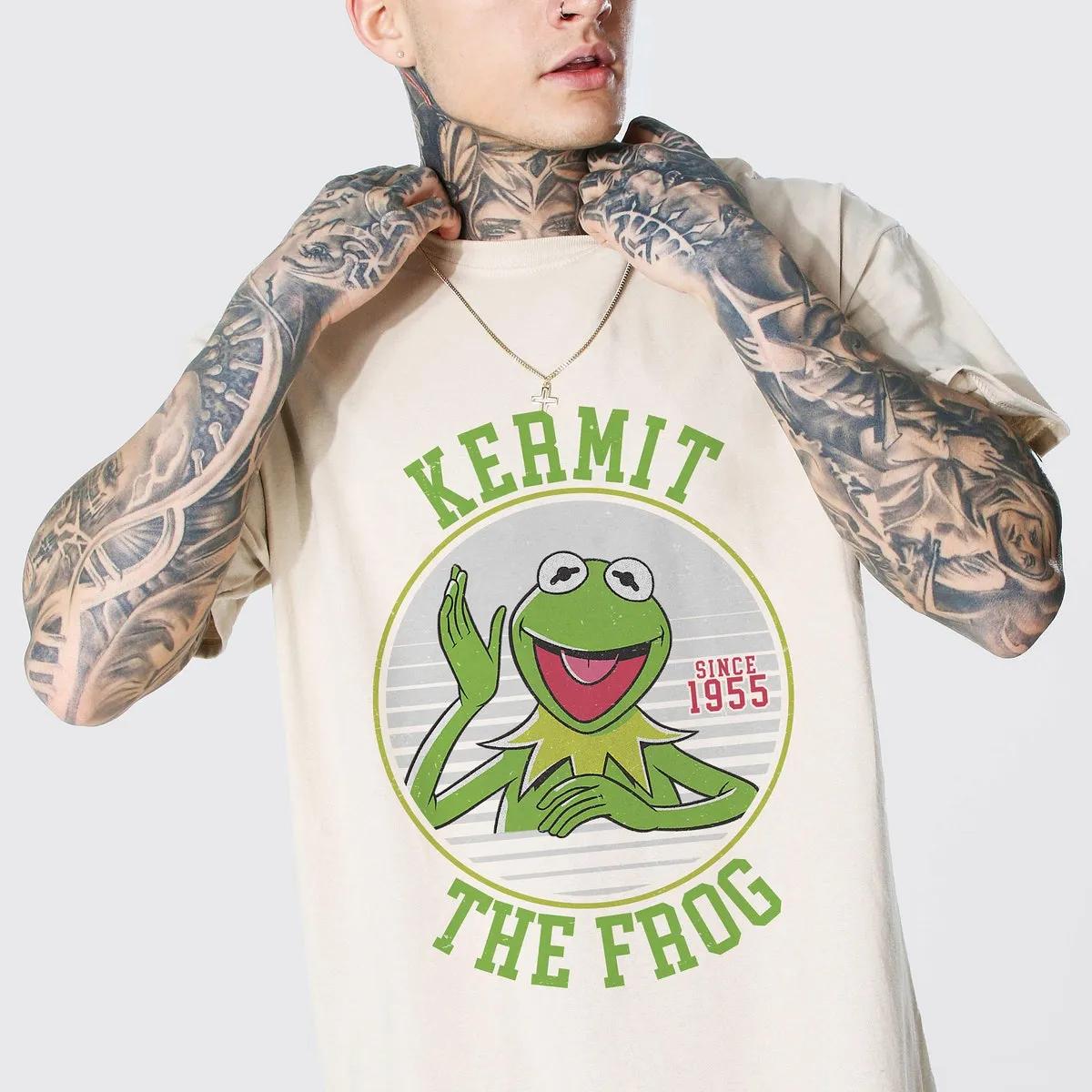 Kermit The Frog Since 1955 Collegiate Muppets Shirt 5