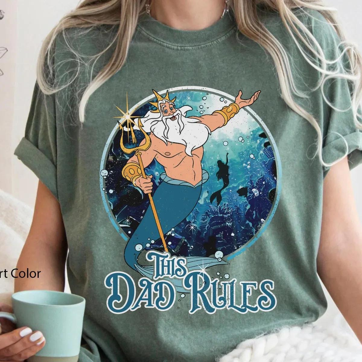 King Triton This Dad Rules Shirt 3