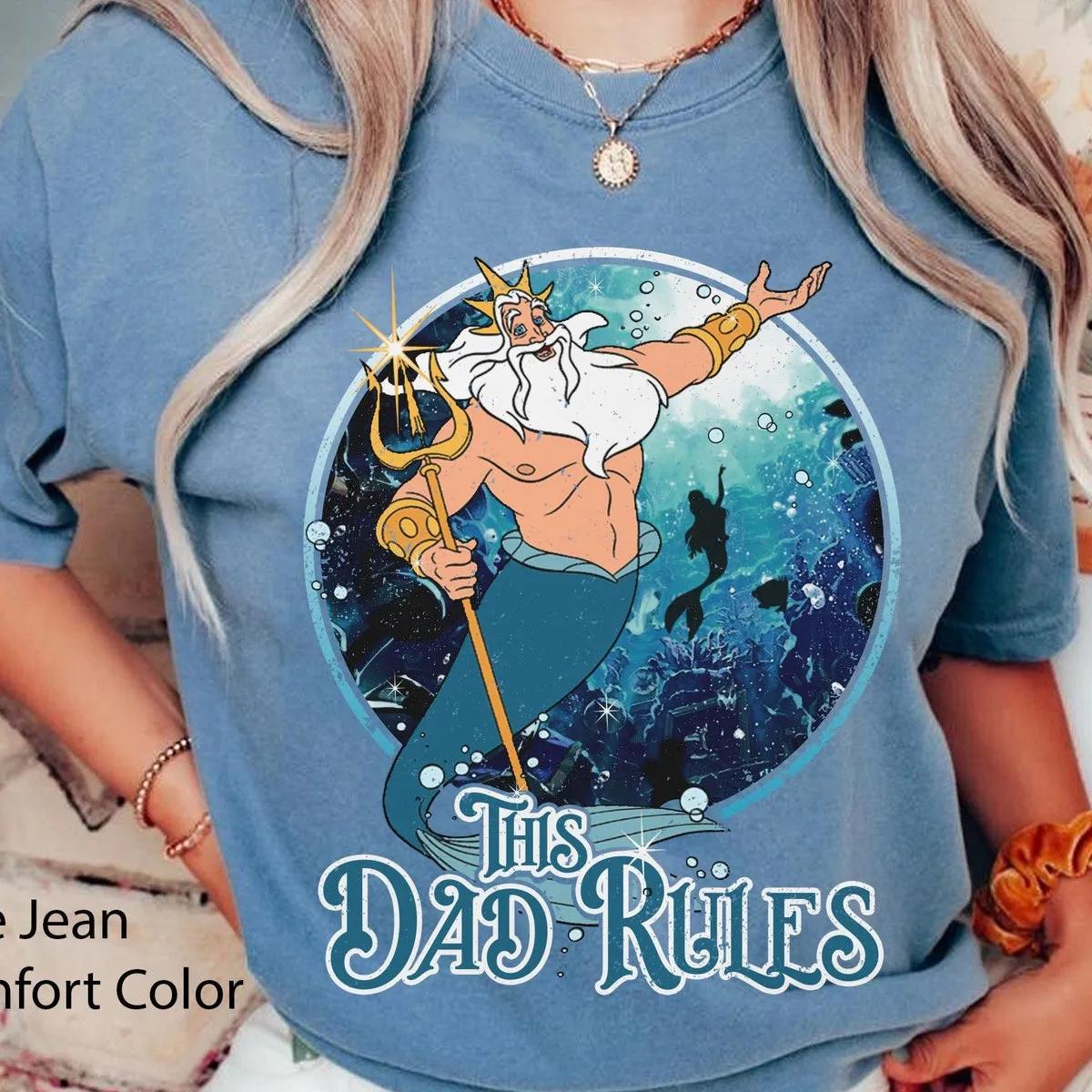 King Triton This Dad Rules Shirt 6