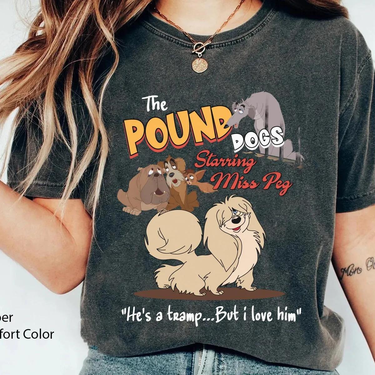 Lady And The Tramp Miss Peg And The Pound Dogs Shirt 1