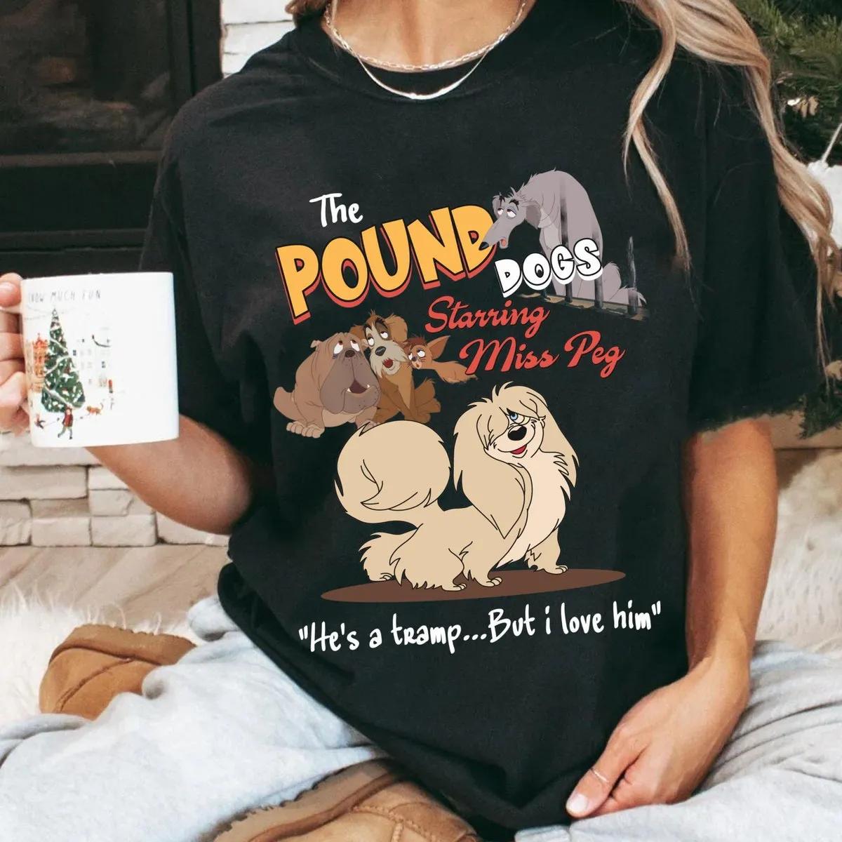 Lady And The Tramp Miss Peg And The Pound Dogs Shirt 2