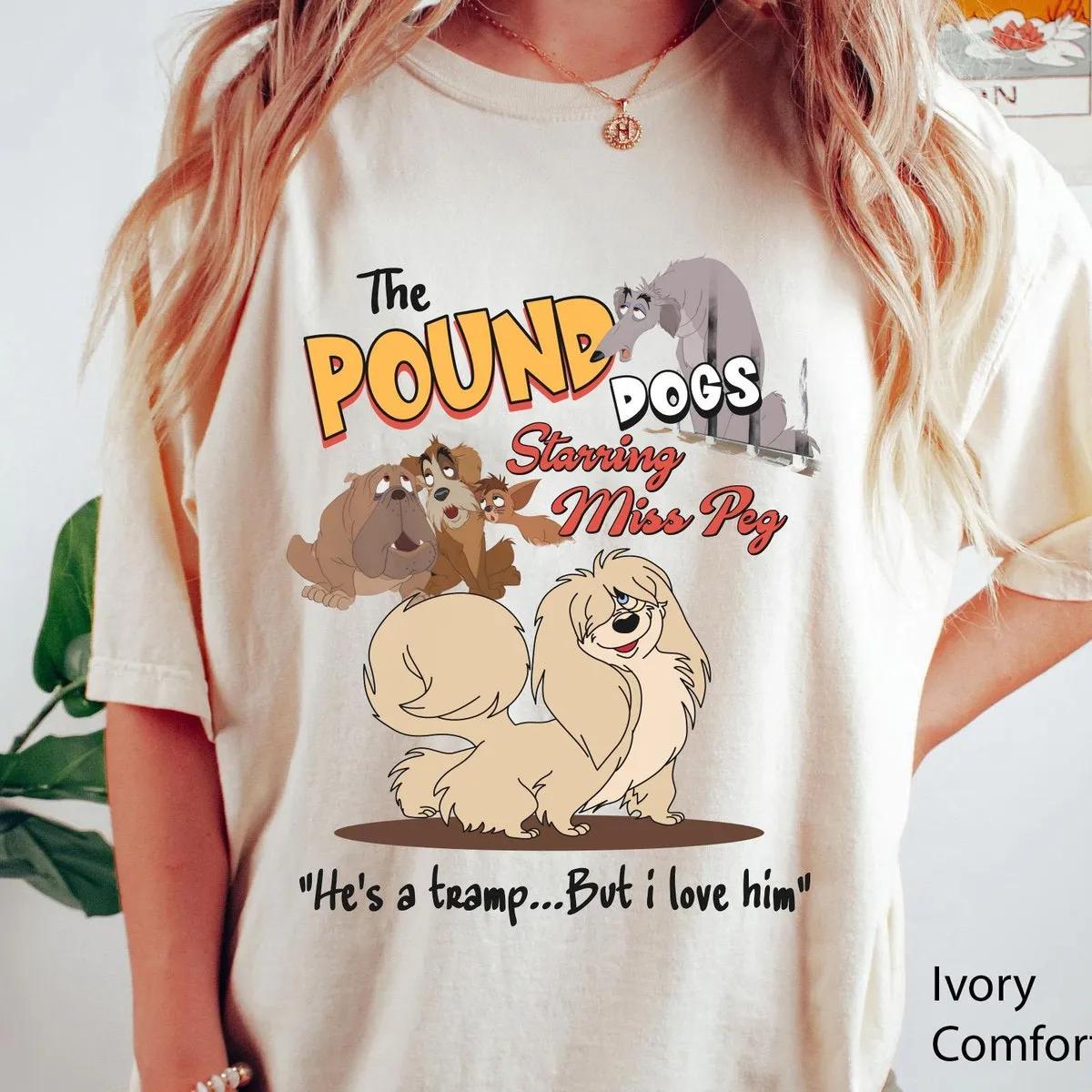 Lady And The Tramp Miss Peg And The Pound Dogs Shirt 3