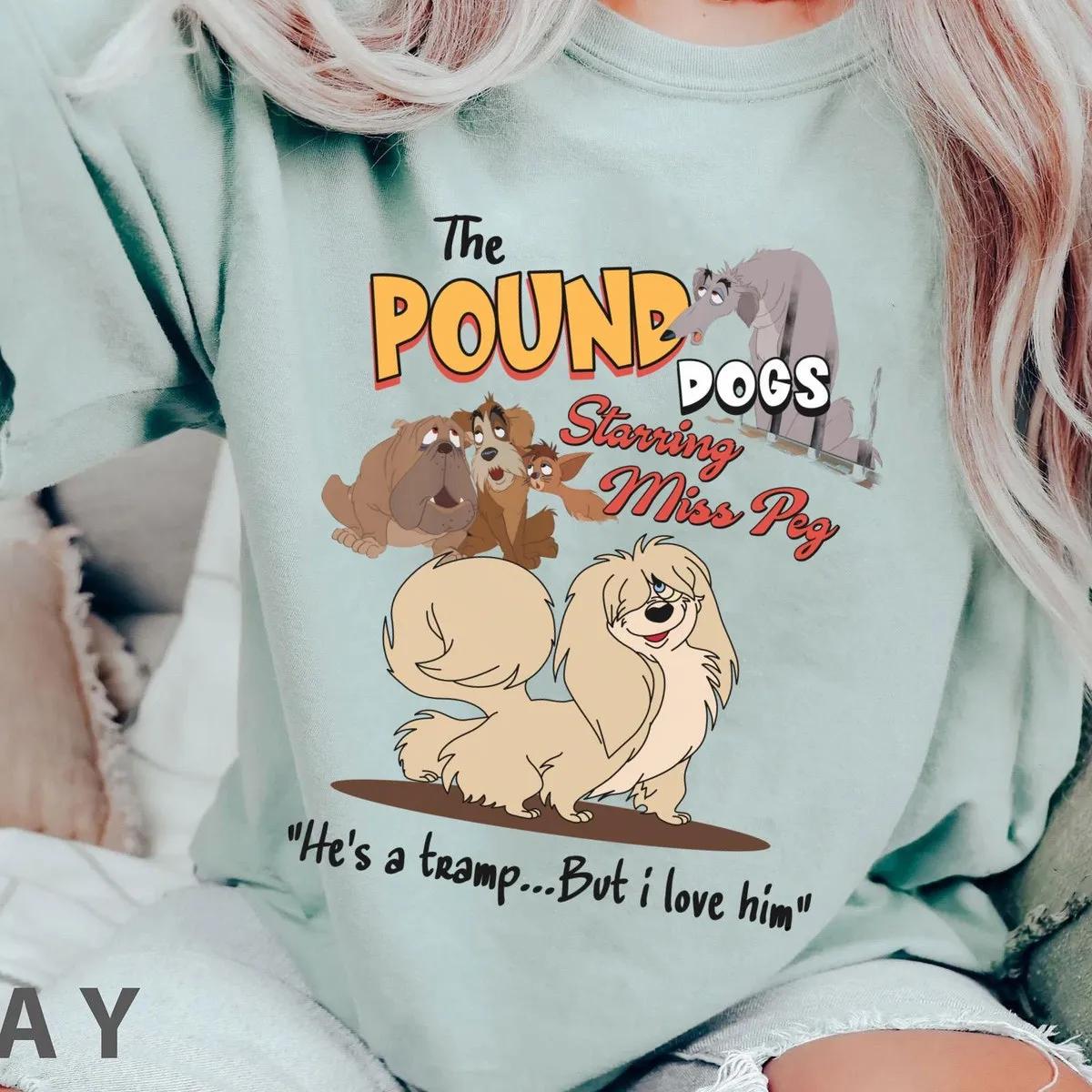 Lady And The Tramp Miss Peg And The Pound Dogs Shirt 4