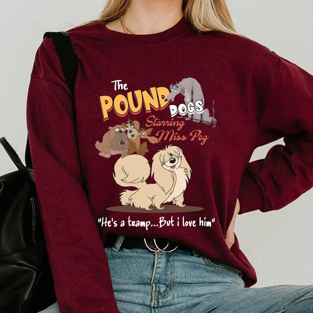 Lady And The Tramp Miss Peg And The Pound Dogs Shirt 5