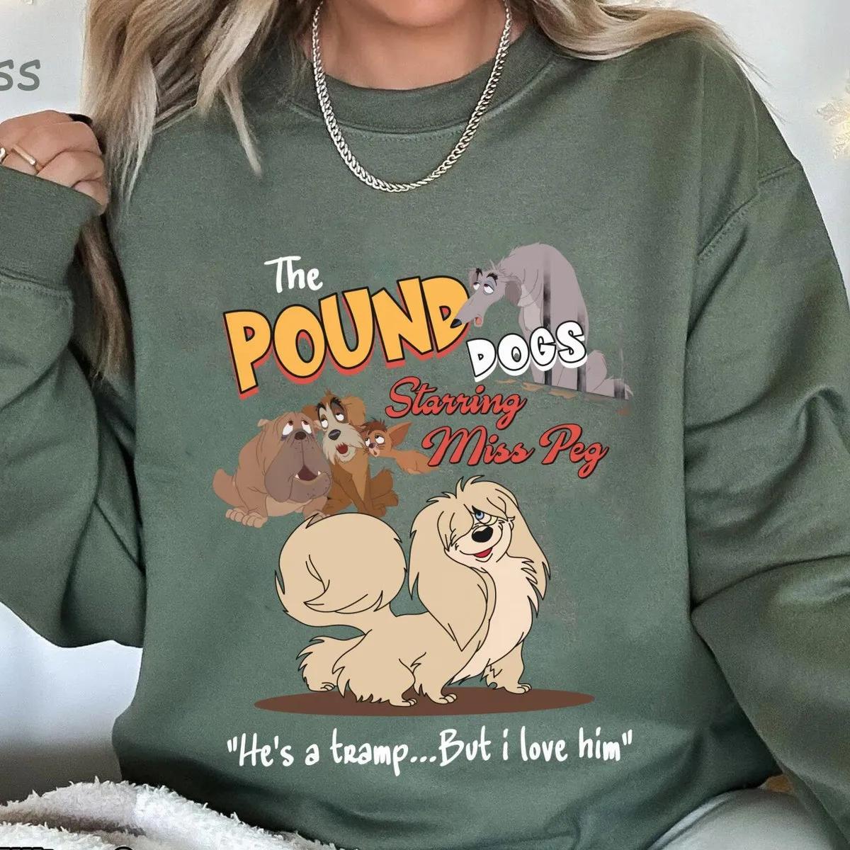 Lady And The Tramp Miss Peg And The Pound Dogs Shirt 6