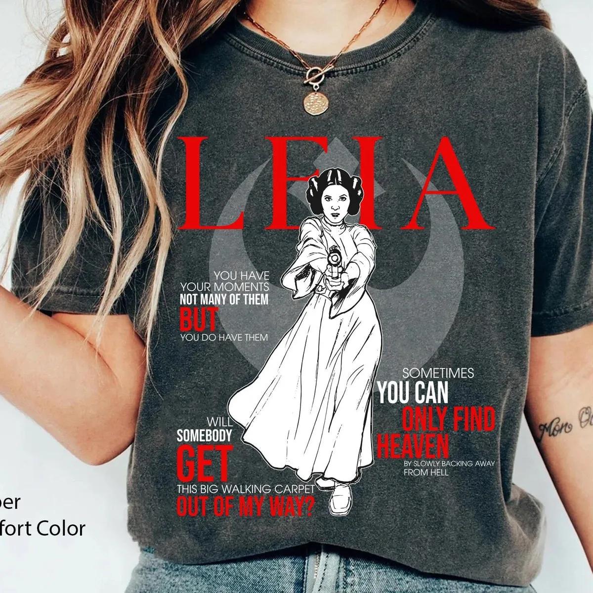 Leia Princess Magazine Cover Star Wars Shirt 2