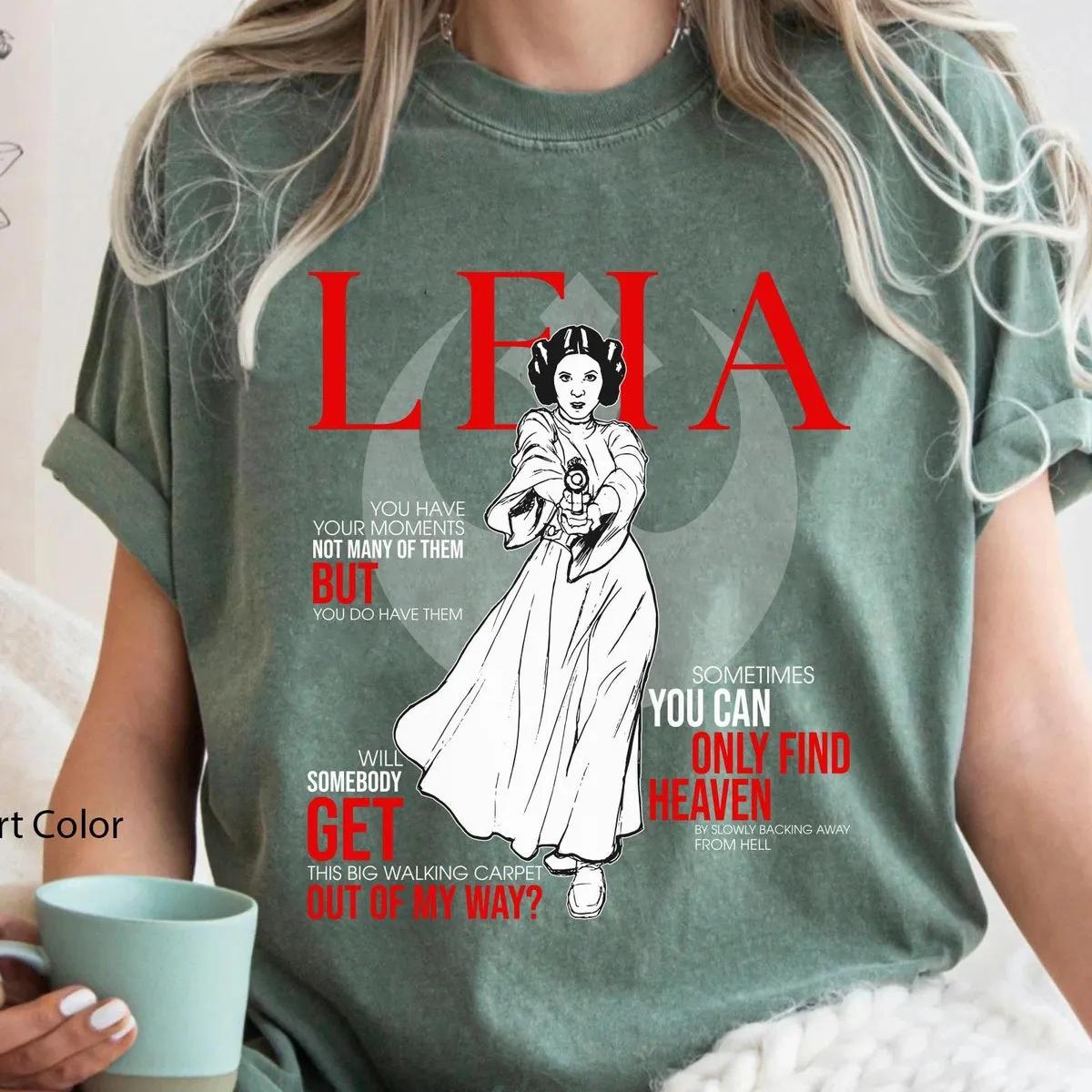 Leia Princess Magazine Cover Star Wars Shirt 5