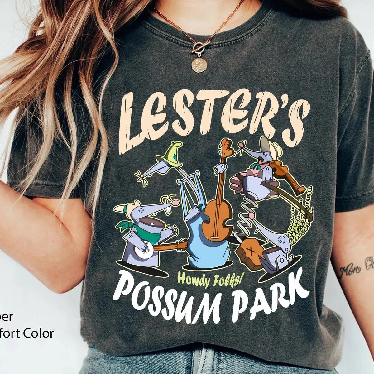 Lesters Possum Park Howdy Folks Shirt 2