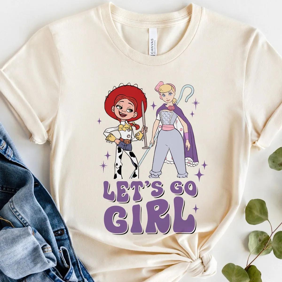 Lets Go Girls Toy Story Bo Peep and Jessie Western Country Music Shirt 3 1