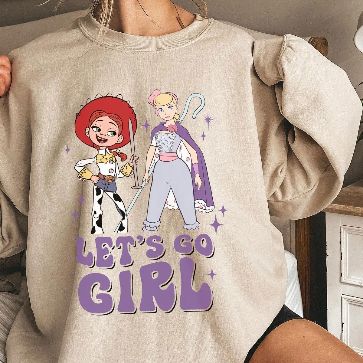 Lets Go Girls Toy Story Bo Peep and Jessie Western Country Music Shirt 5 1