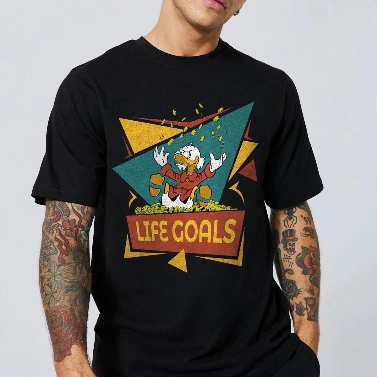 Life Goals Vintage Retro Ducktales Shirt 1 1