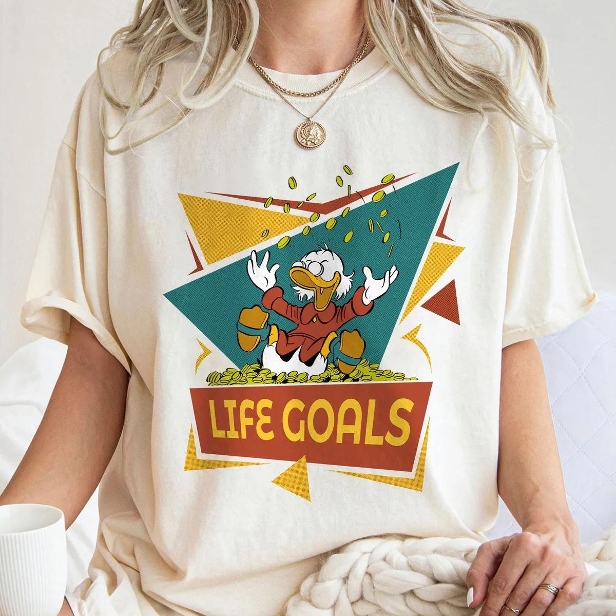 Life Goals Vintage Retro Ducktales Shirt 2 1