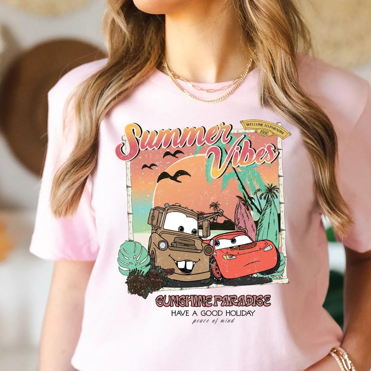 Lightening McQueen Disney Shirt Cars Pixar Tee 1 1