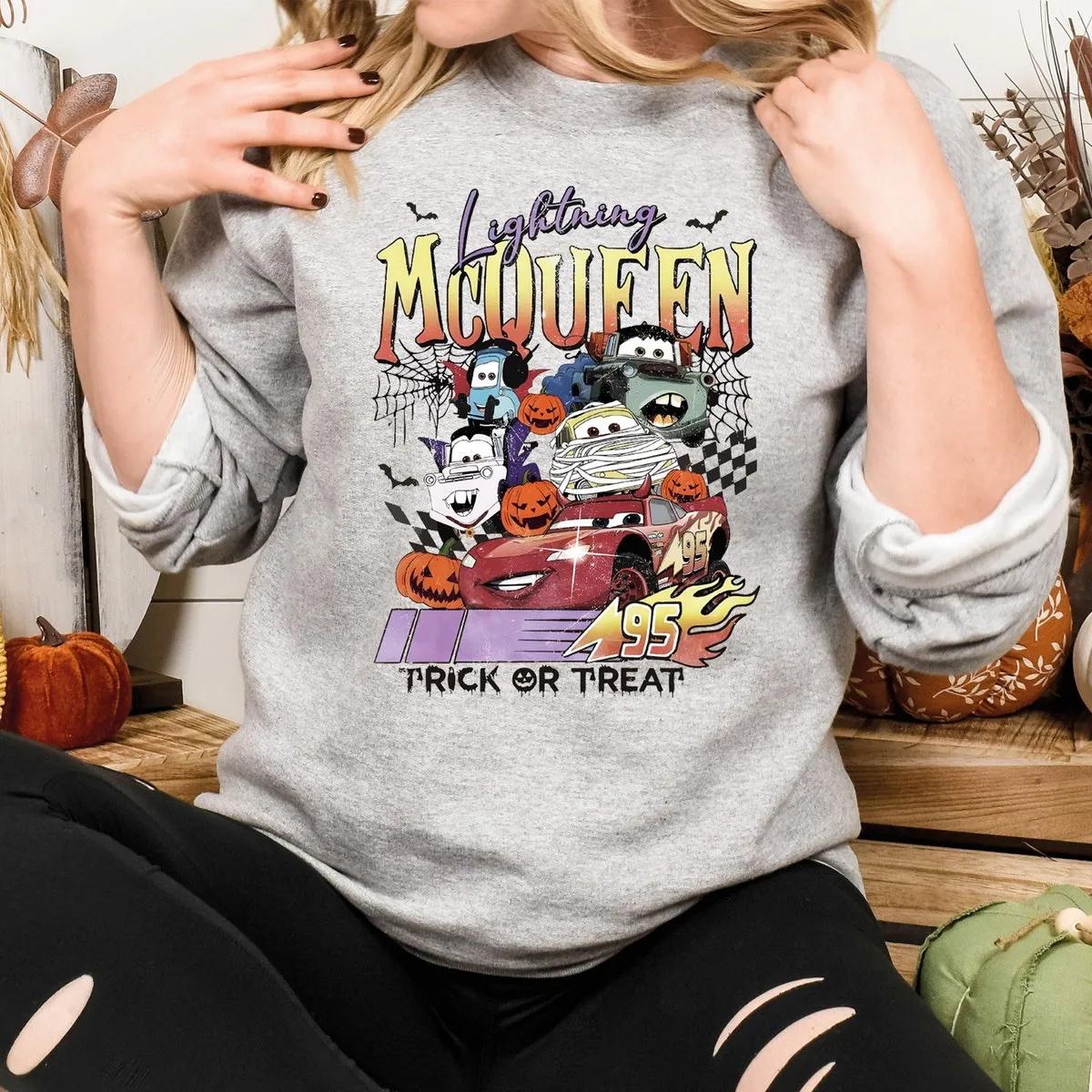 Lightning McQueen Halloween Shirt Disney Cars Tee 2 2