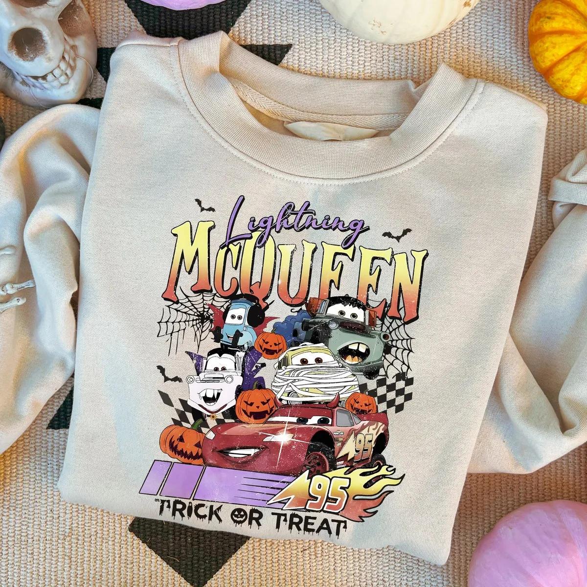 Lightning McQueen Halloween Shirt Disney Cars Tee 3 1 1