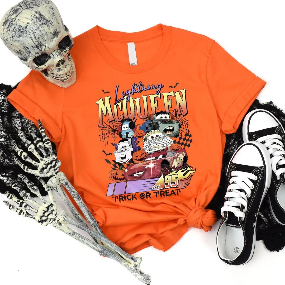 Lightning McQueen Halloween Shirt Disney Cars Tee 4 1 1