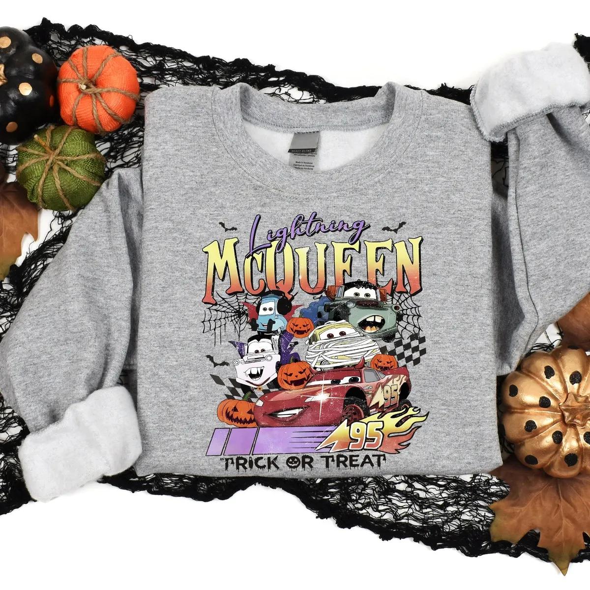 Lightning McQueen Halloween Shirt Disney Cars Tee 5 1