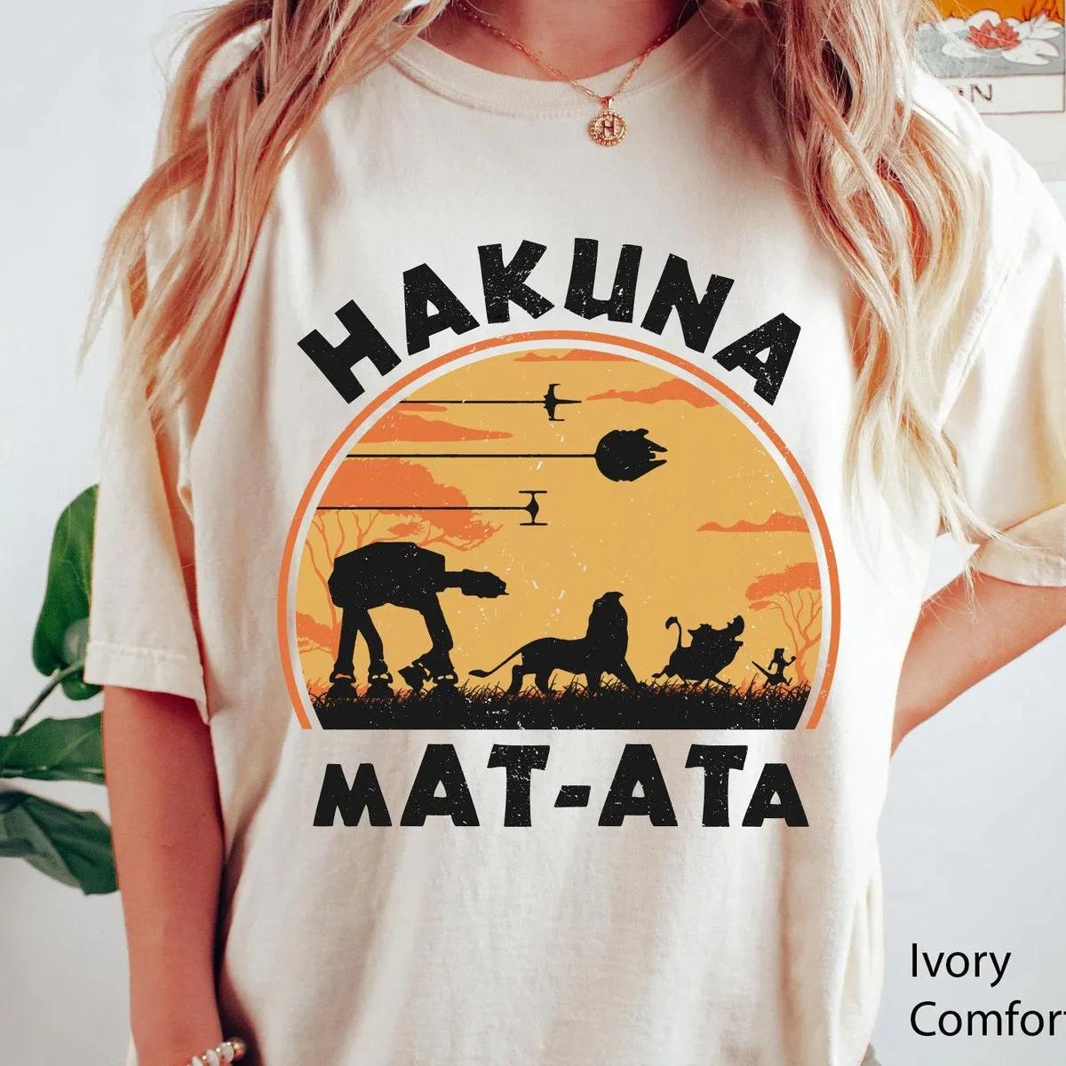 Lion King And Star Wars Hakuna At At Shirt 4