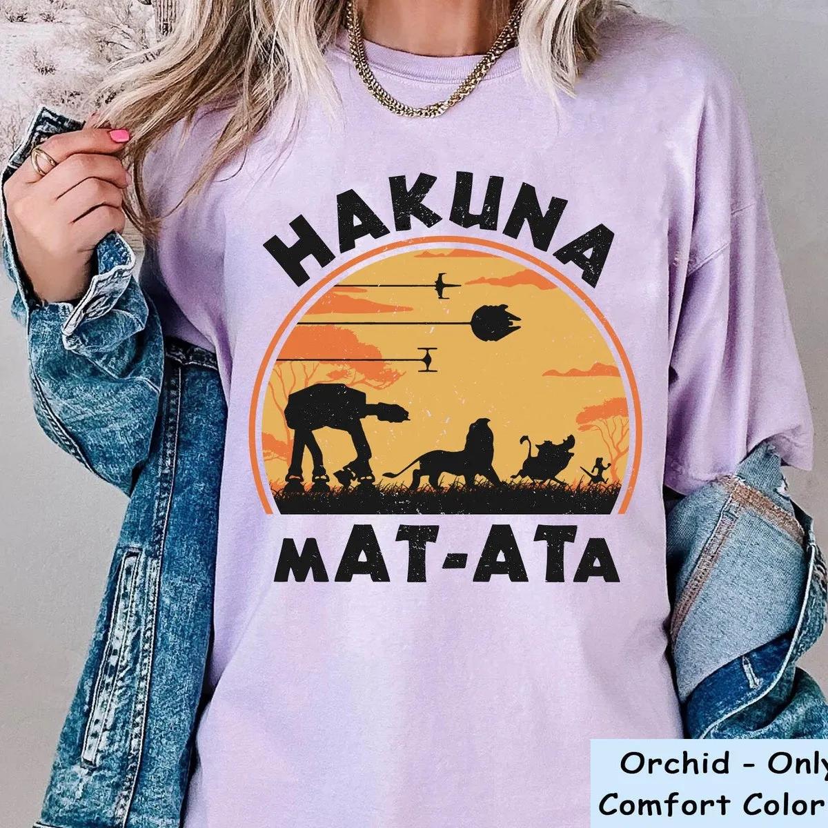 Lion King And Star Wars Hakuna At At Shirt 6