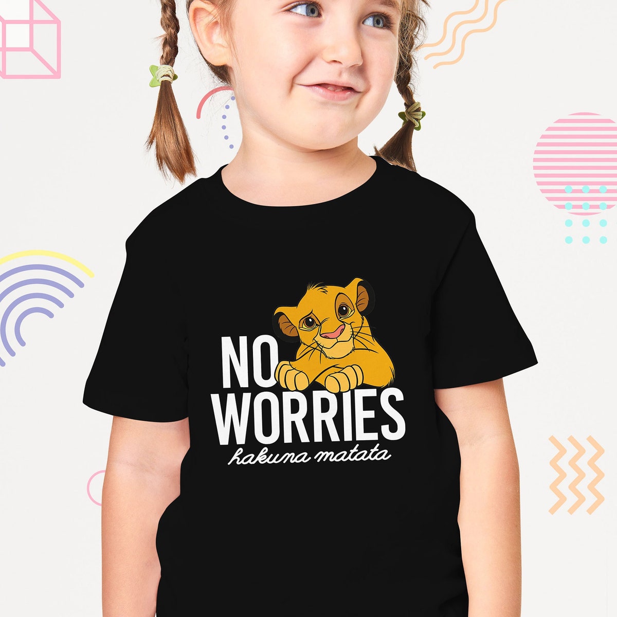 Lion King Classic No Worries Simba Shirt 2 1