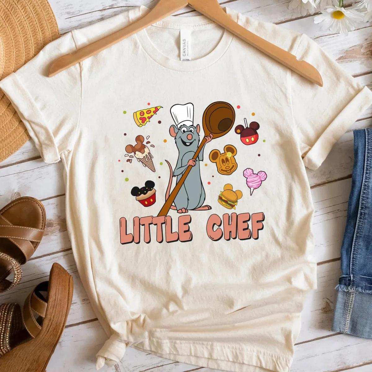 Little Chef Remy Ratatouille Chef Just Here For The Snacks Remy Gusteaus Shirt 5