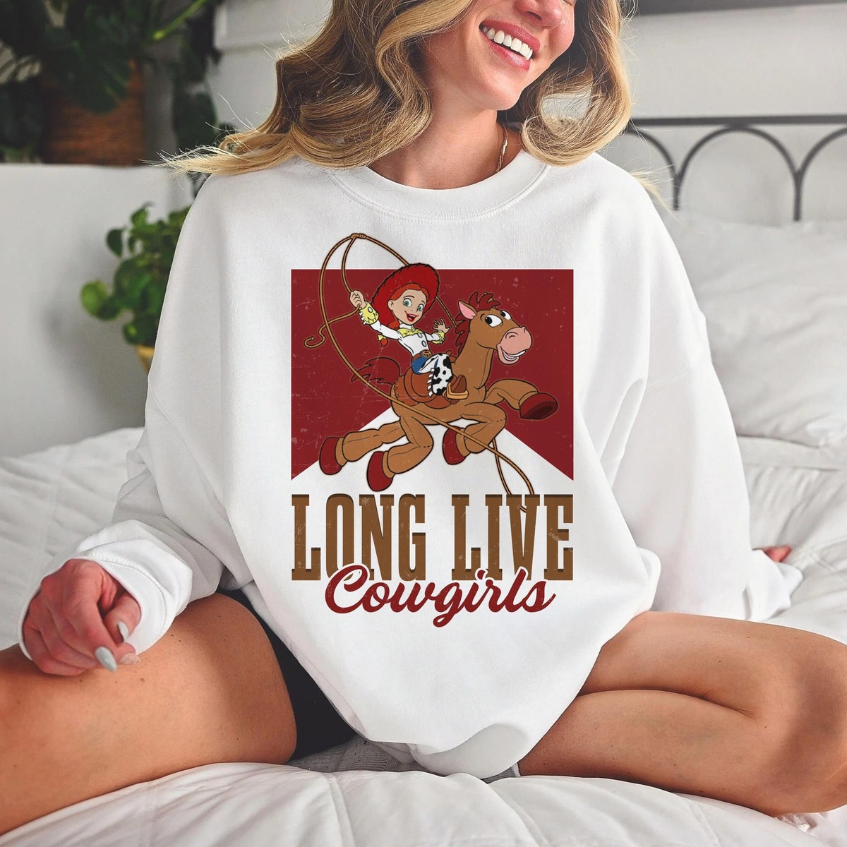 Long Live Cowgirls Jessie Ride Horse Toy Story Cowboy Wild West Shirt 2 1