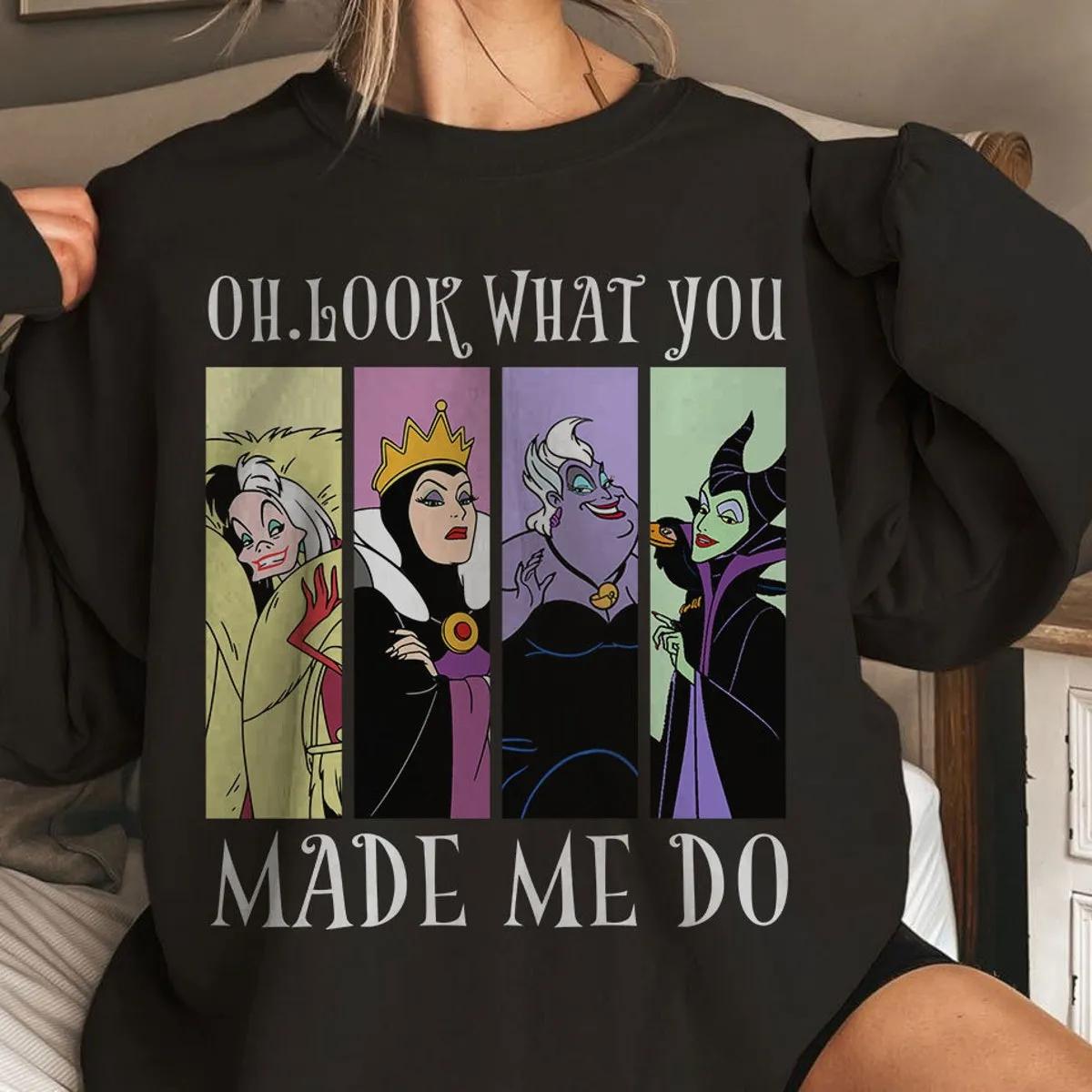 Look What You Made Me Do Villains Disney Shirt 2 1