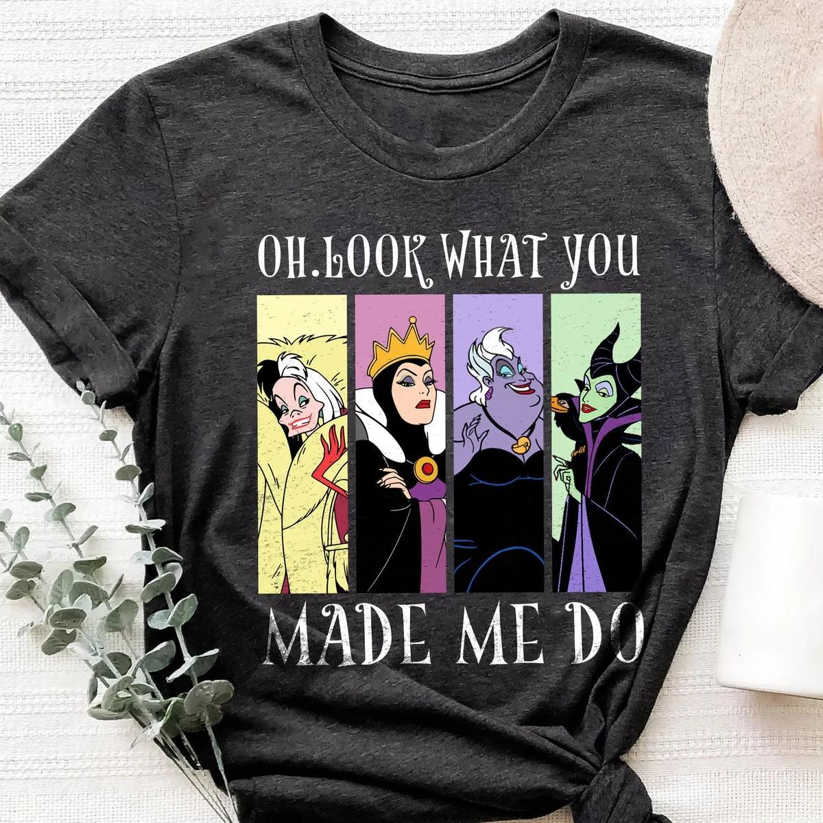 Look What You Made Me Do Villains Disney Shirt 4 1