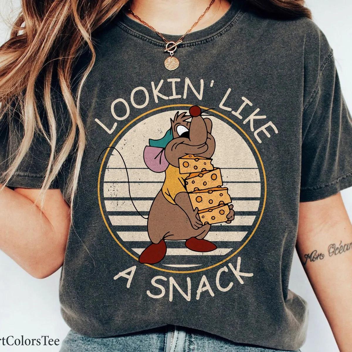 Lookin Like A Snack Gus Vintage Retro Cinderella Disney Shirt 5 1