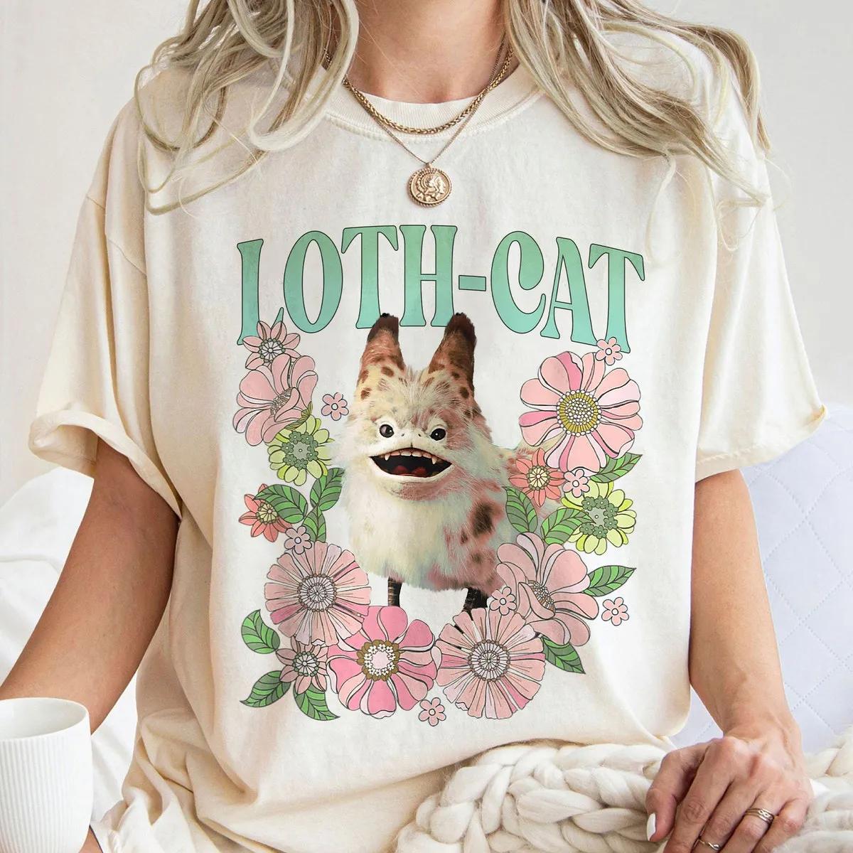 Loth Cat Floral Force Creature Ahsoka Star Wars Disney Shirt 5 1