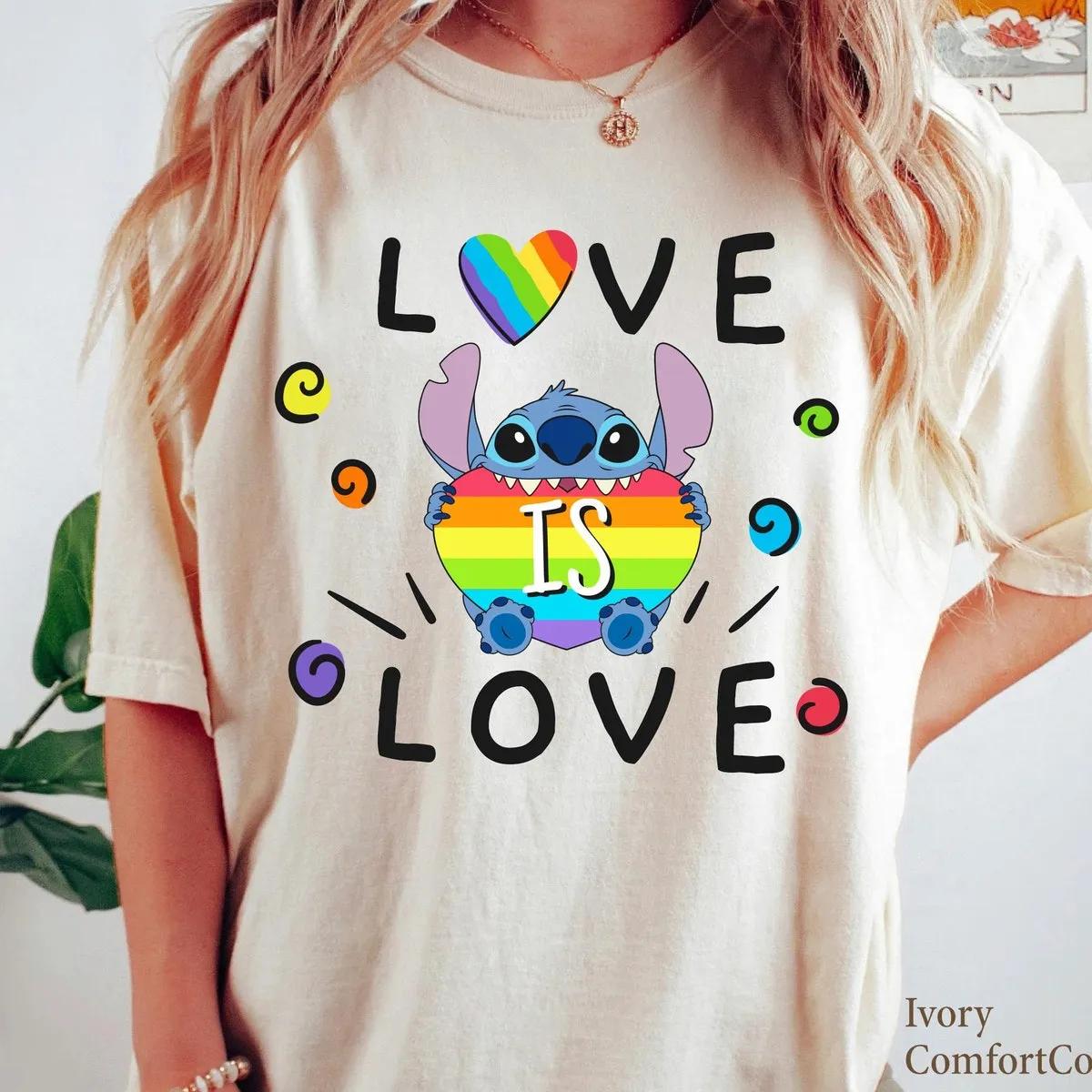 Love Is Love Stitch Disney Shirt 1