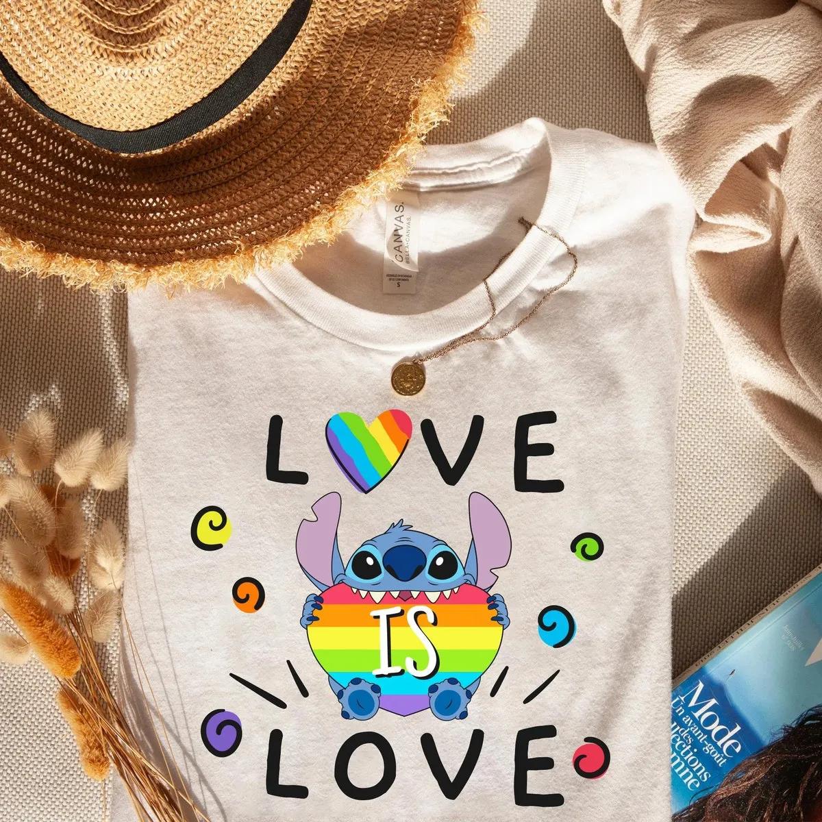 Love Is Love Stitch Disney Shirt 4