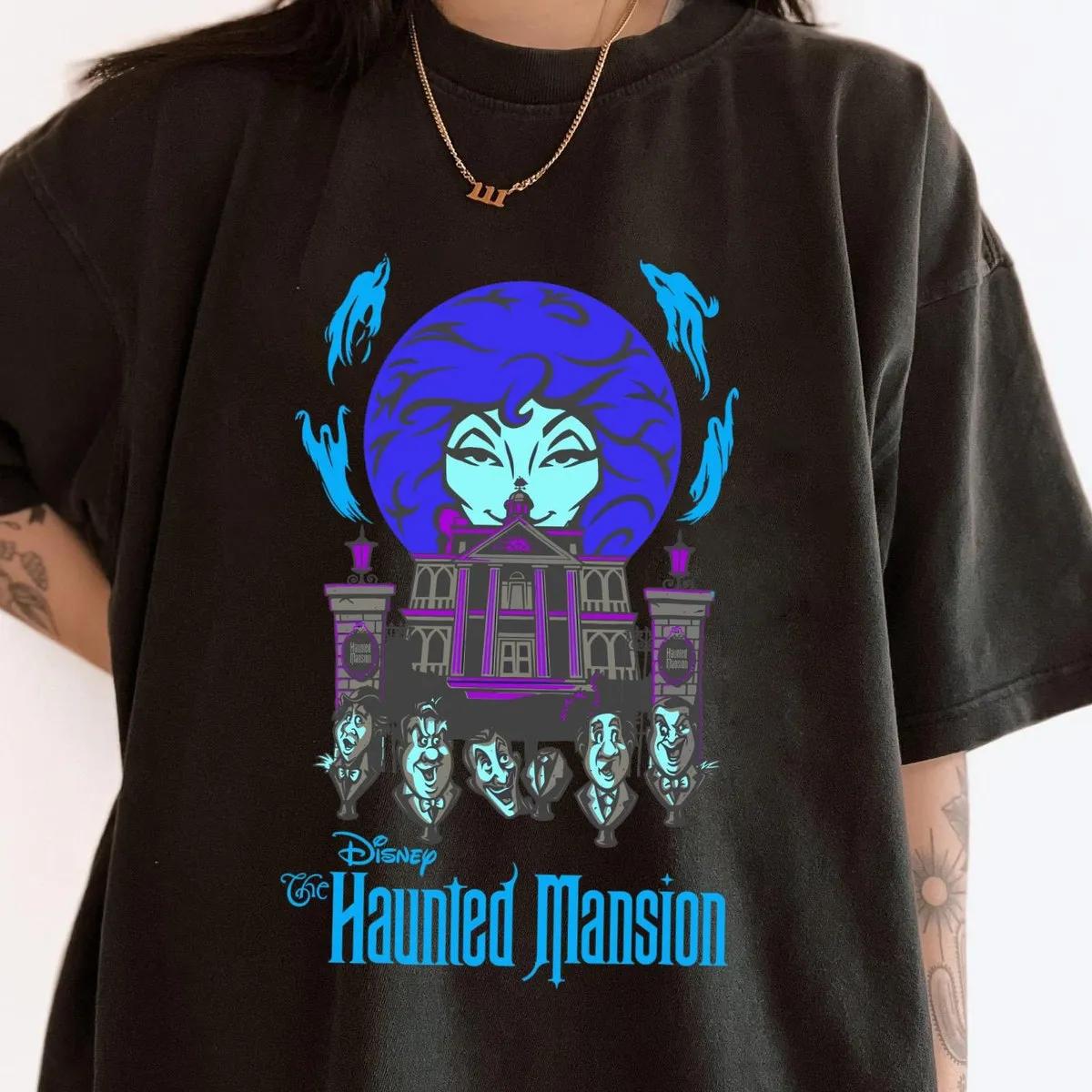 Madame Leota Singing Busts Poster Shirt Haunted Mansion Tee 1