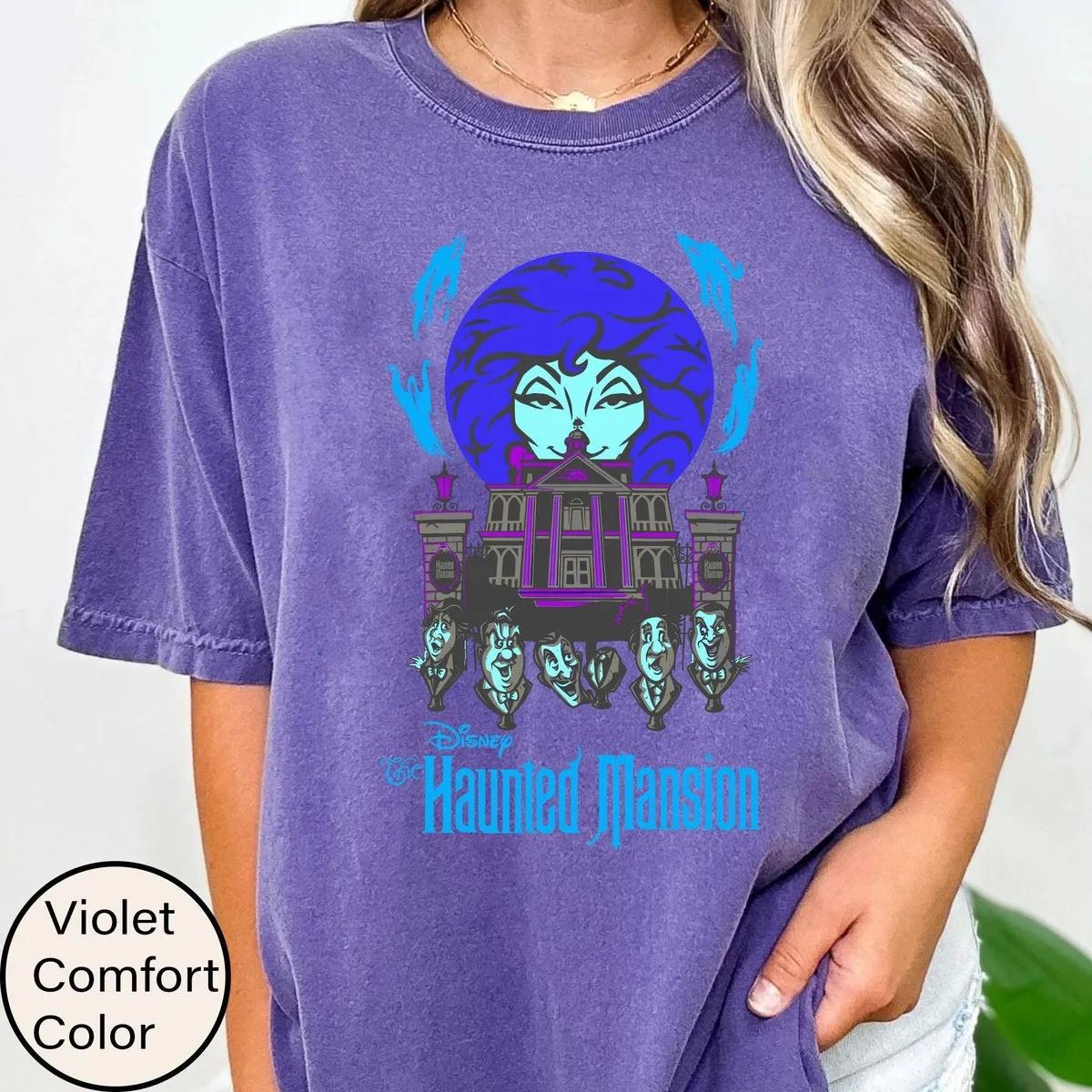 Madame Leota Singing Busts Poster Shirt Haunted Mansion Tee 6