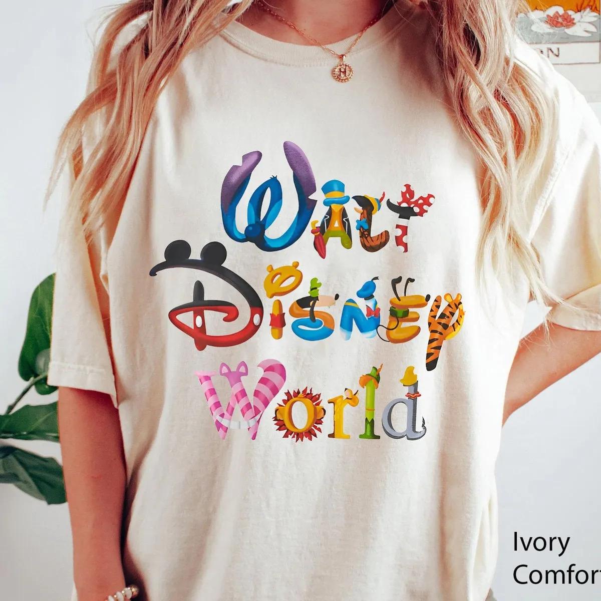 Magic Kingdom Park Characters World Shirt 1