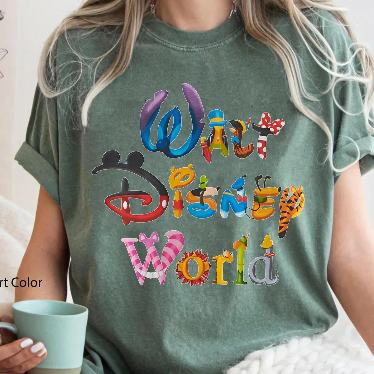 Magic Kingdom Park Characters World Shirt 3