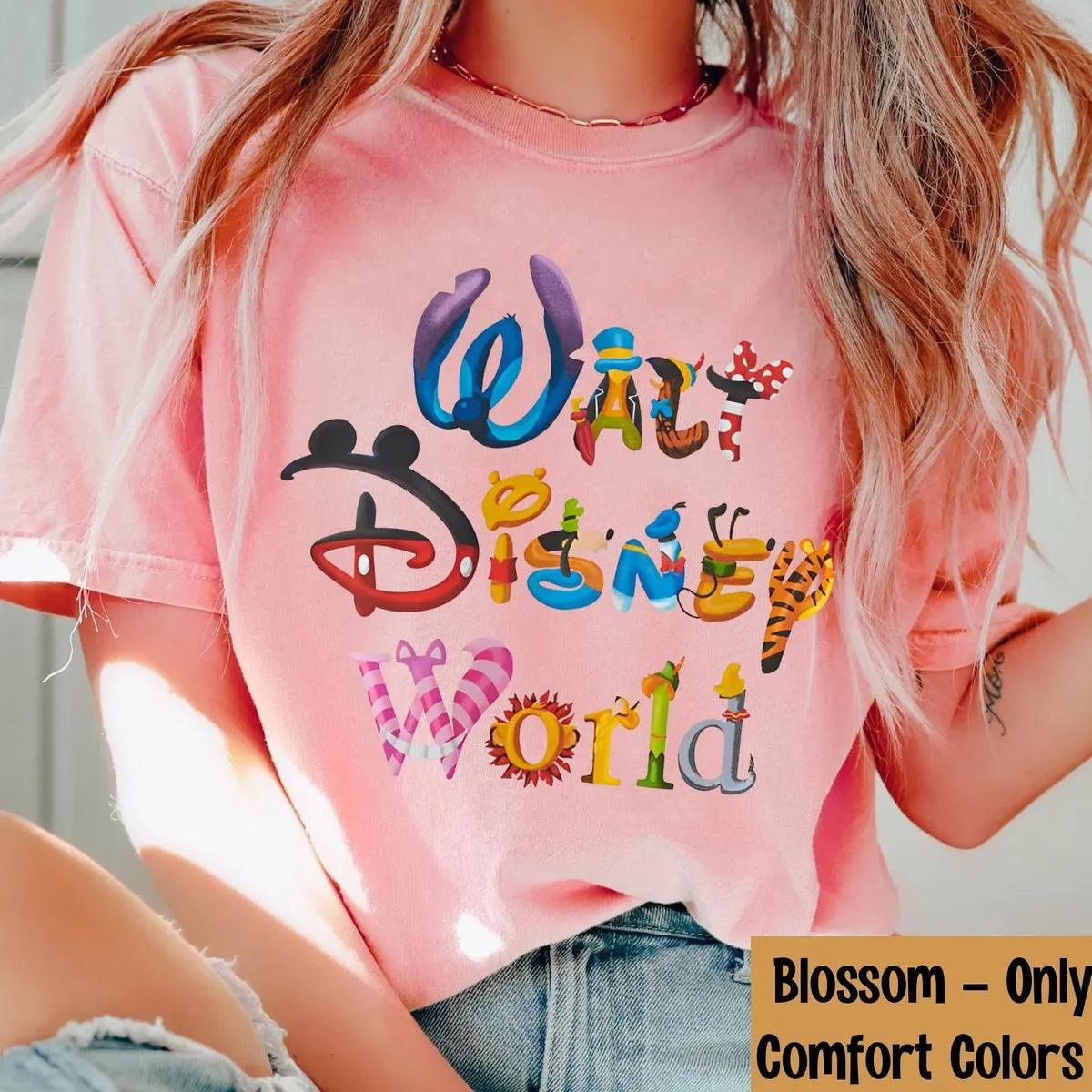 Magic Kingdom Park Characters World Shirt 4