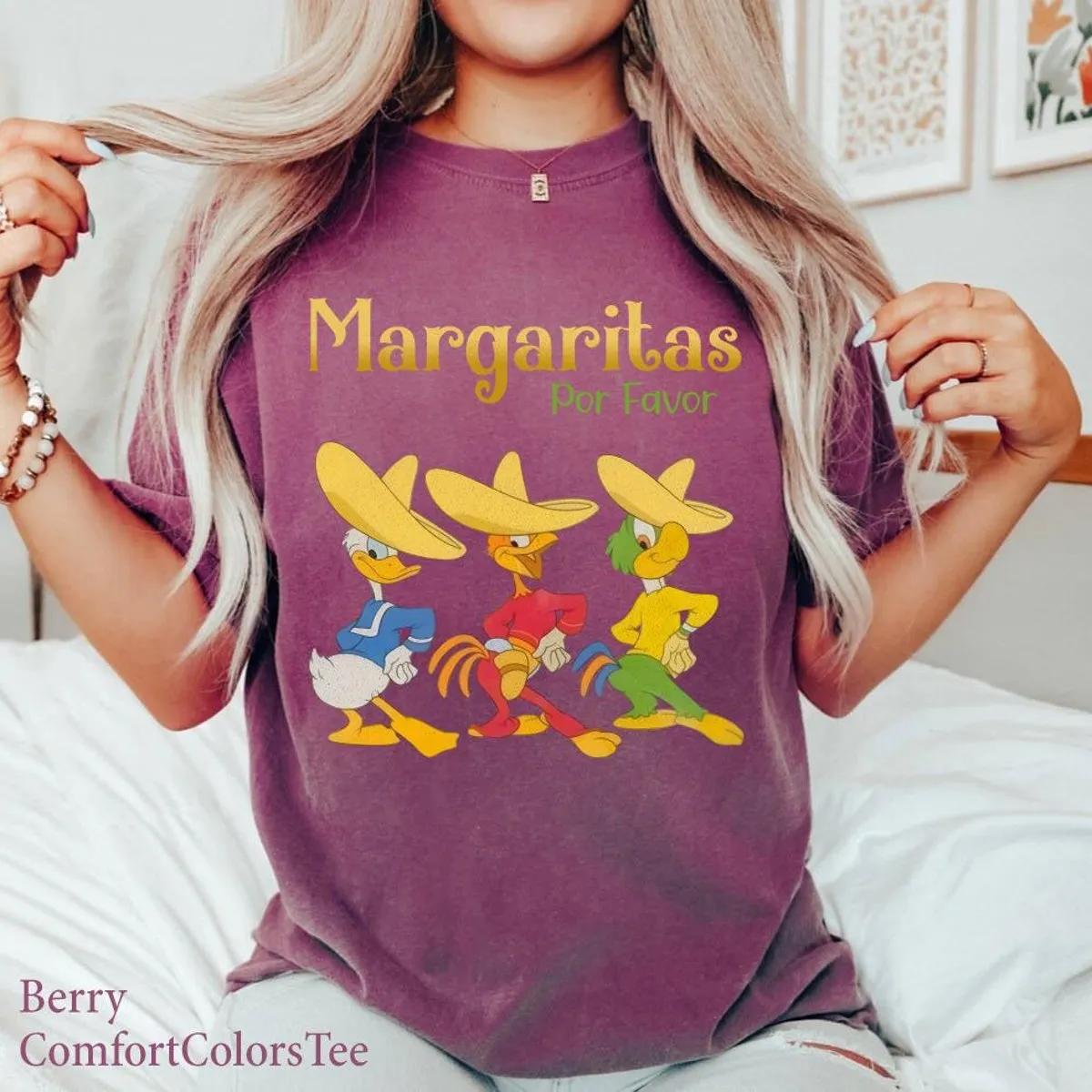 Margaritas Por Favor The Three Caballeros Shirt 3