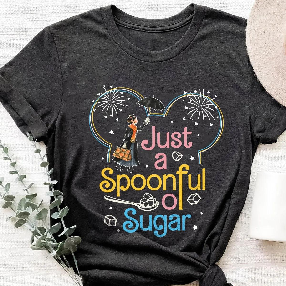 Mary Poppins Mickey Ears Just A Spoonful Of Sugar Disney Shirt 2 1