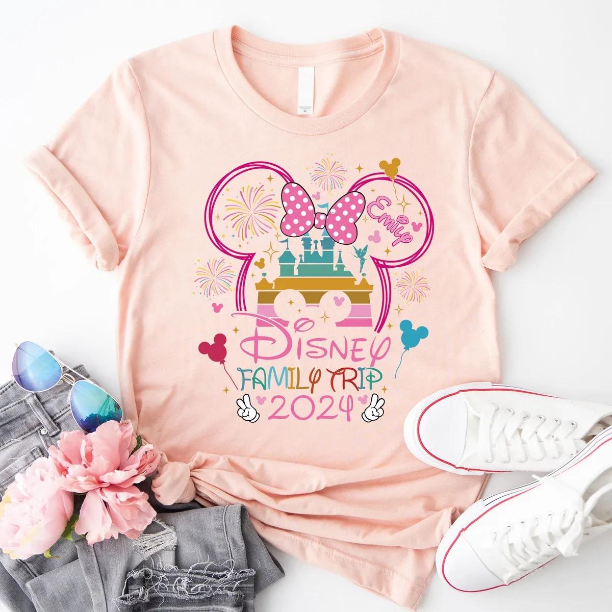 Matching Mickey Minnie Mouse Shirt Disneyland Castle Tee 3 1