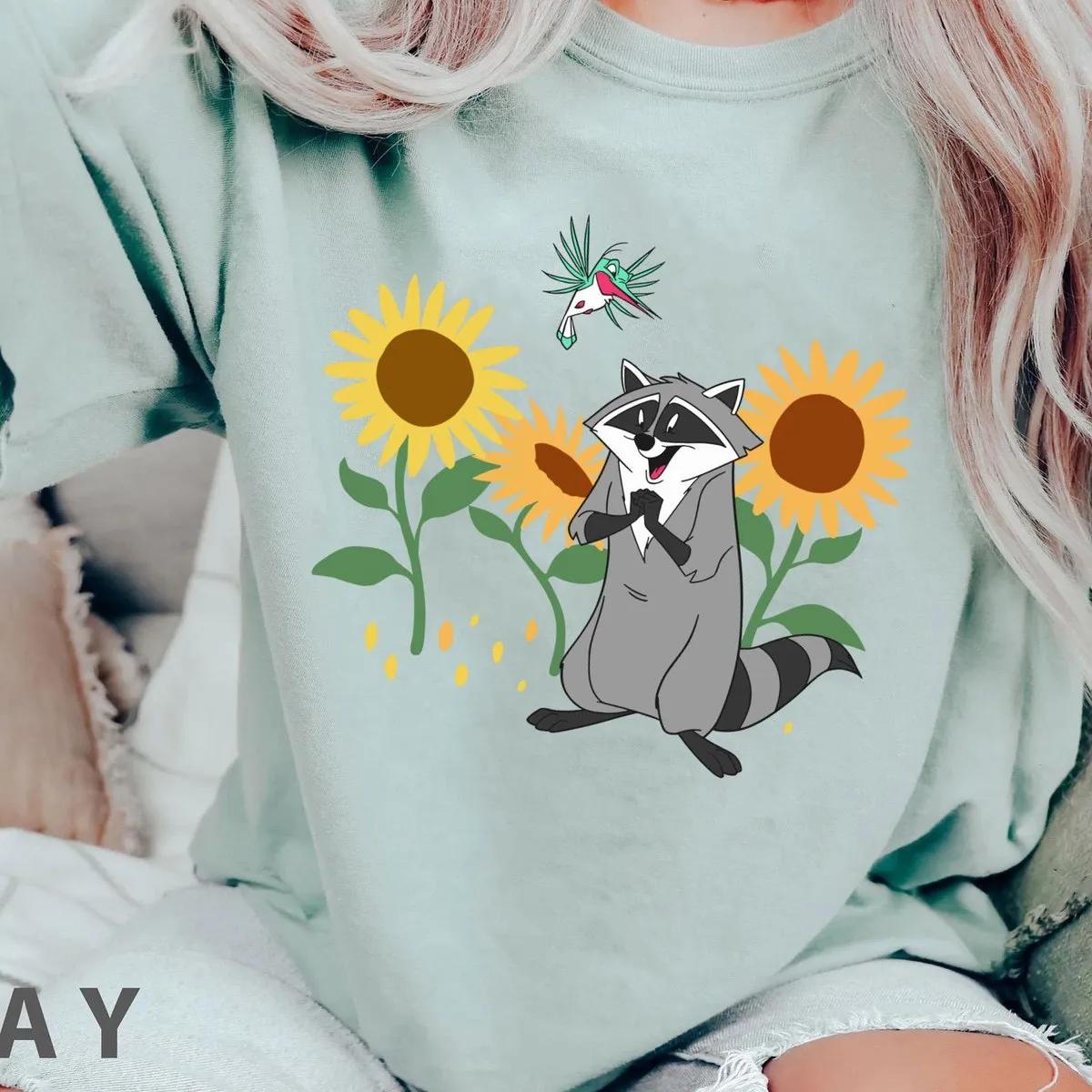 Meeko and Flit with Sunflower Floral Shirt 2