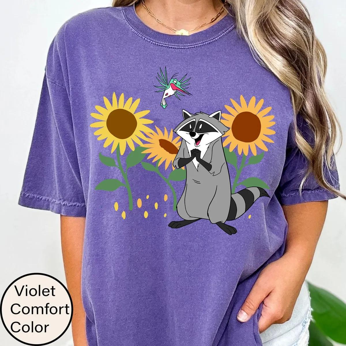 Meeko and Flit with Sunflower Floral Shirt 3