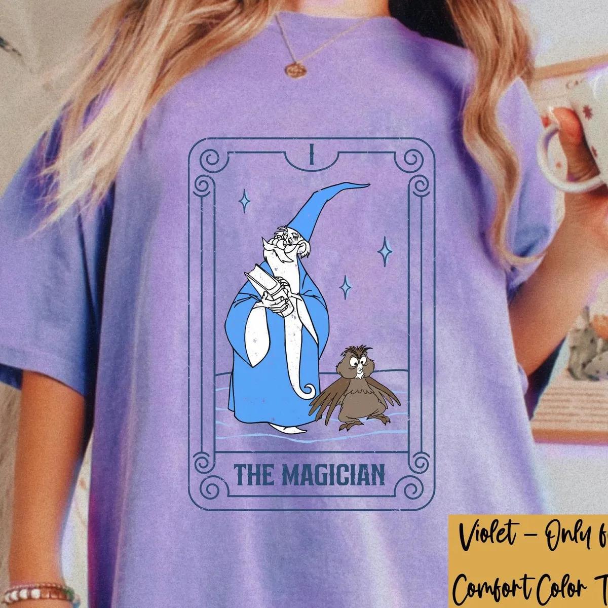 Merlin And Archimedes The Magician Tarot Card Shirt 4