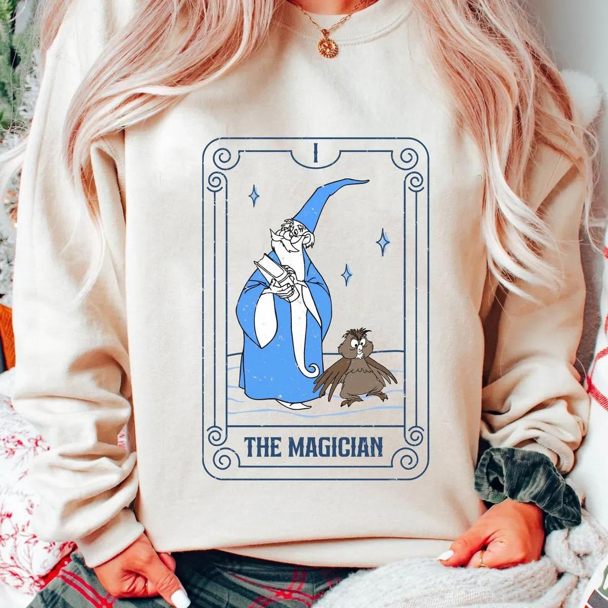 Merlin And Archimedes The Magician Tarot Card Shirt 5