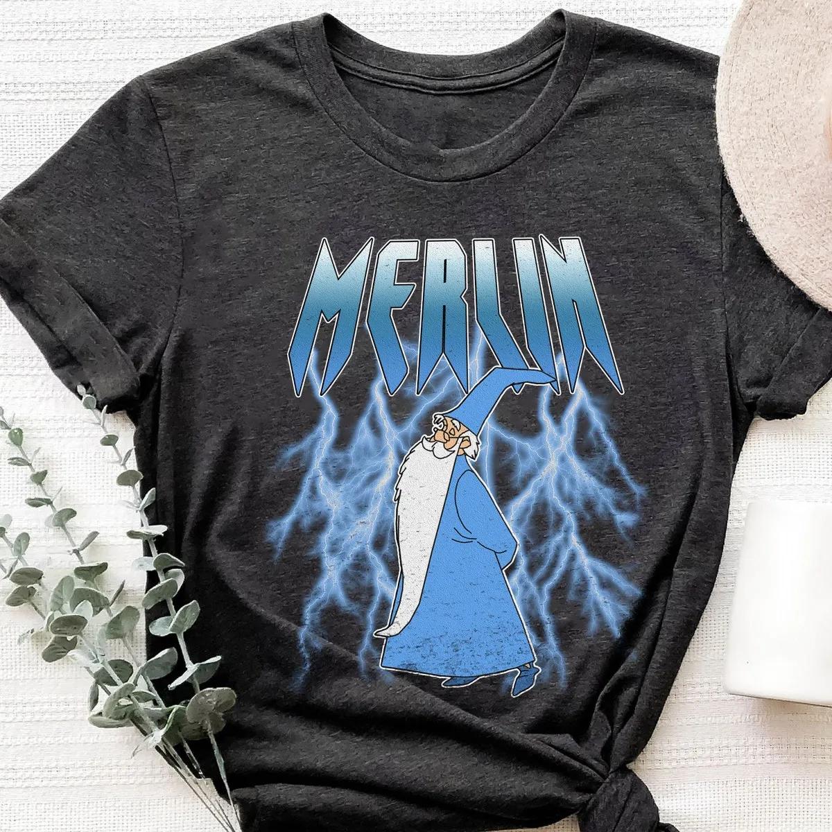 Merlin The Sword In The Stone Metal Rock Shirt 1