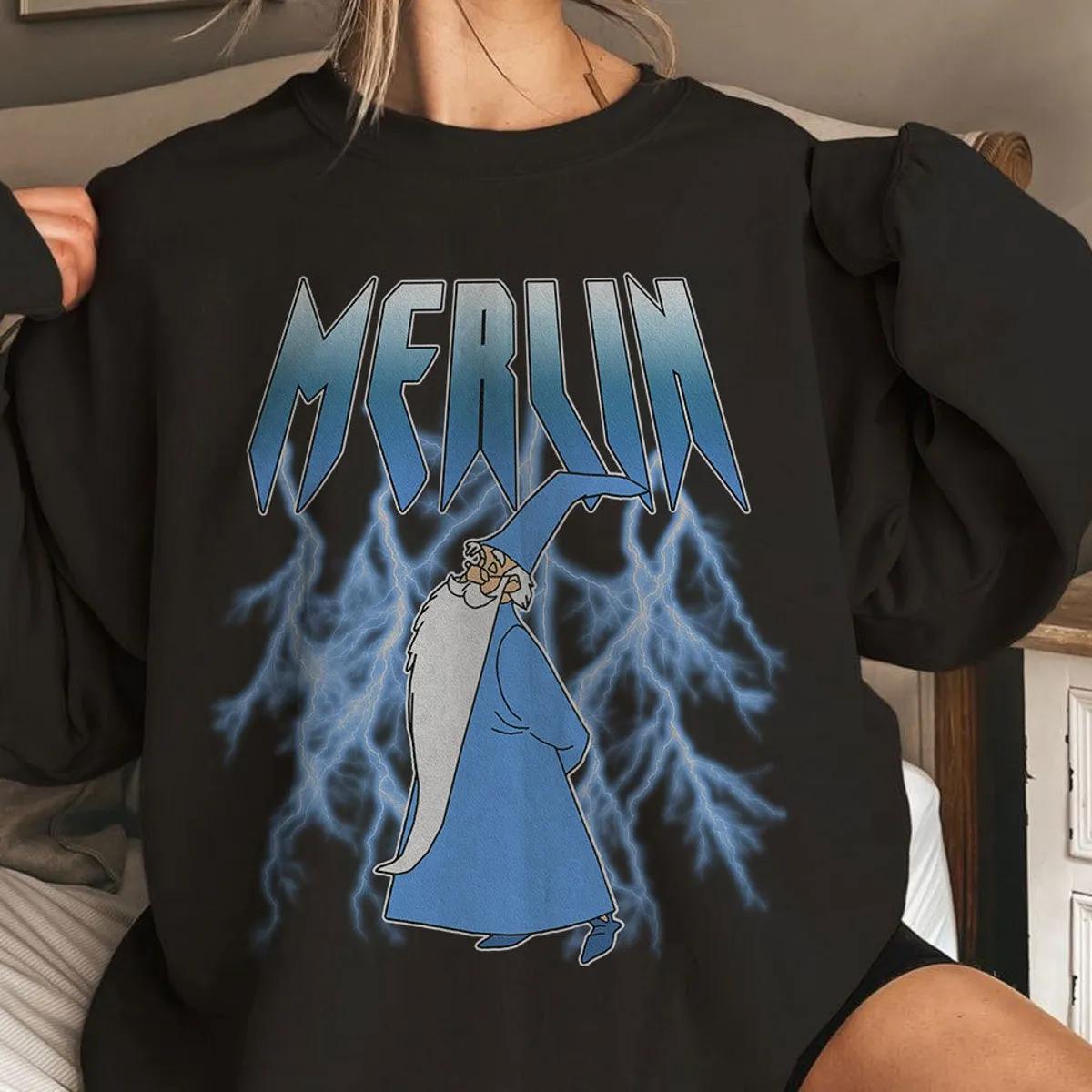 Merlin The Sword In The Stone Metal Rock Shirt 2