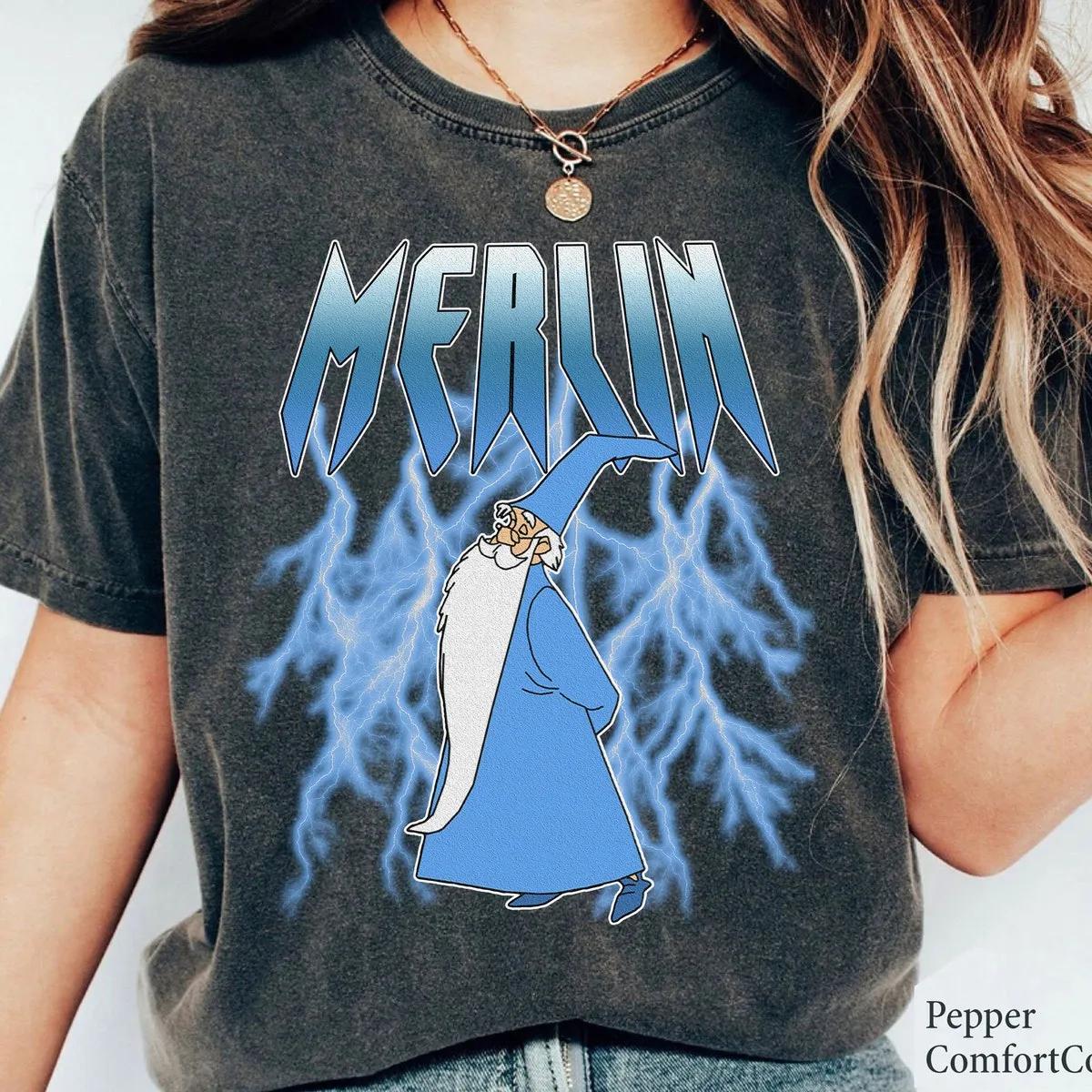 Merlin The Sword In The Stone Metal Rock Shirt 4